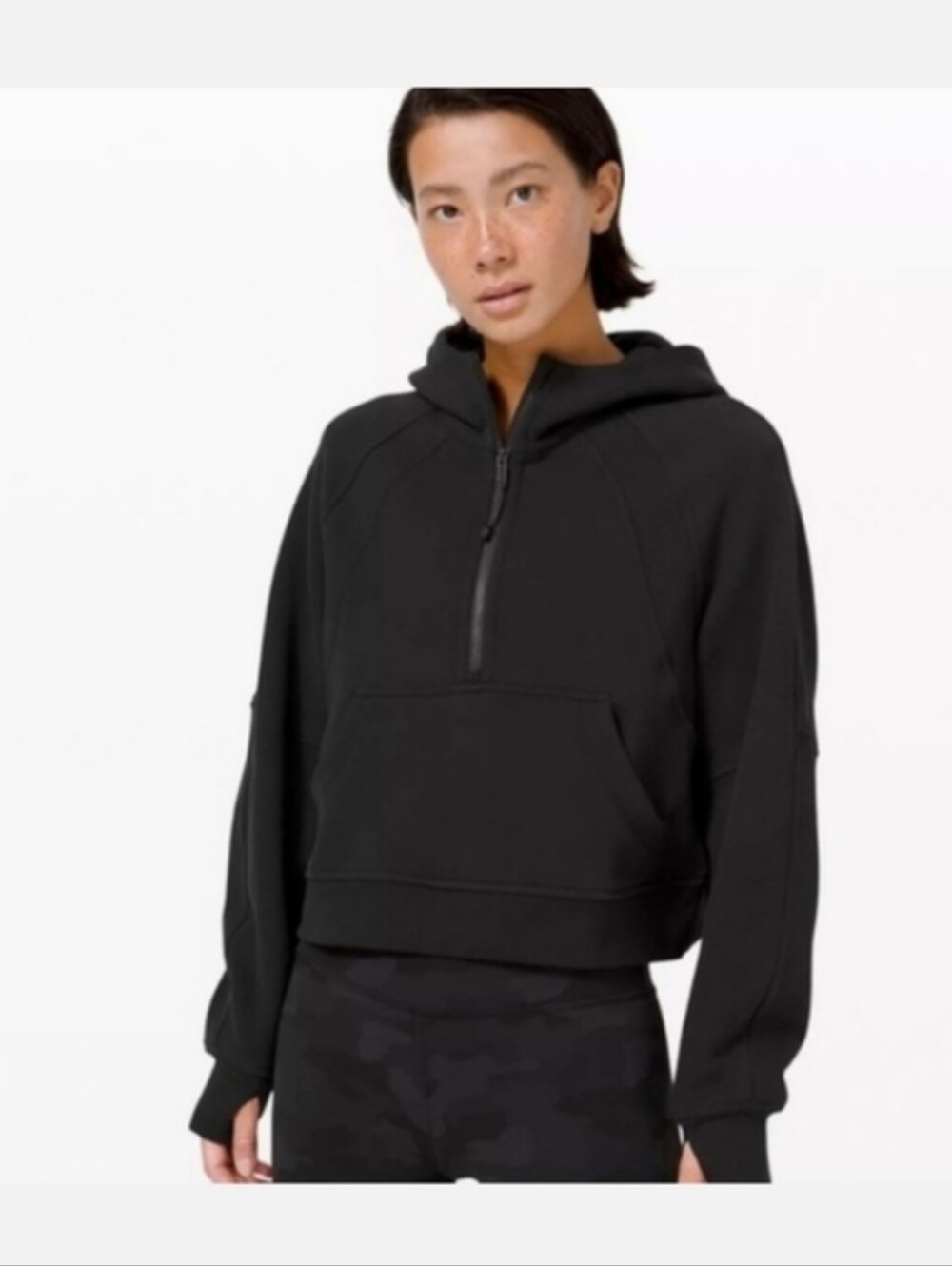 LULULEMON OVERSIZED HALF ZIP HOODIE SWEATSHIRT